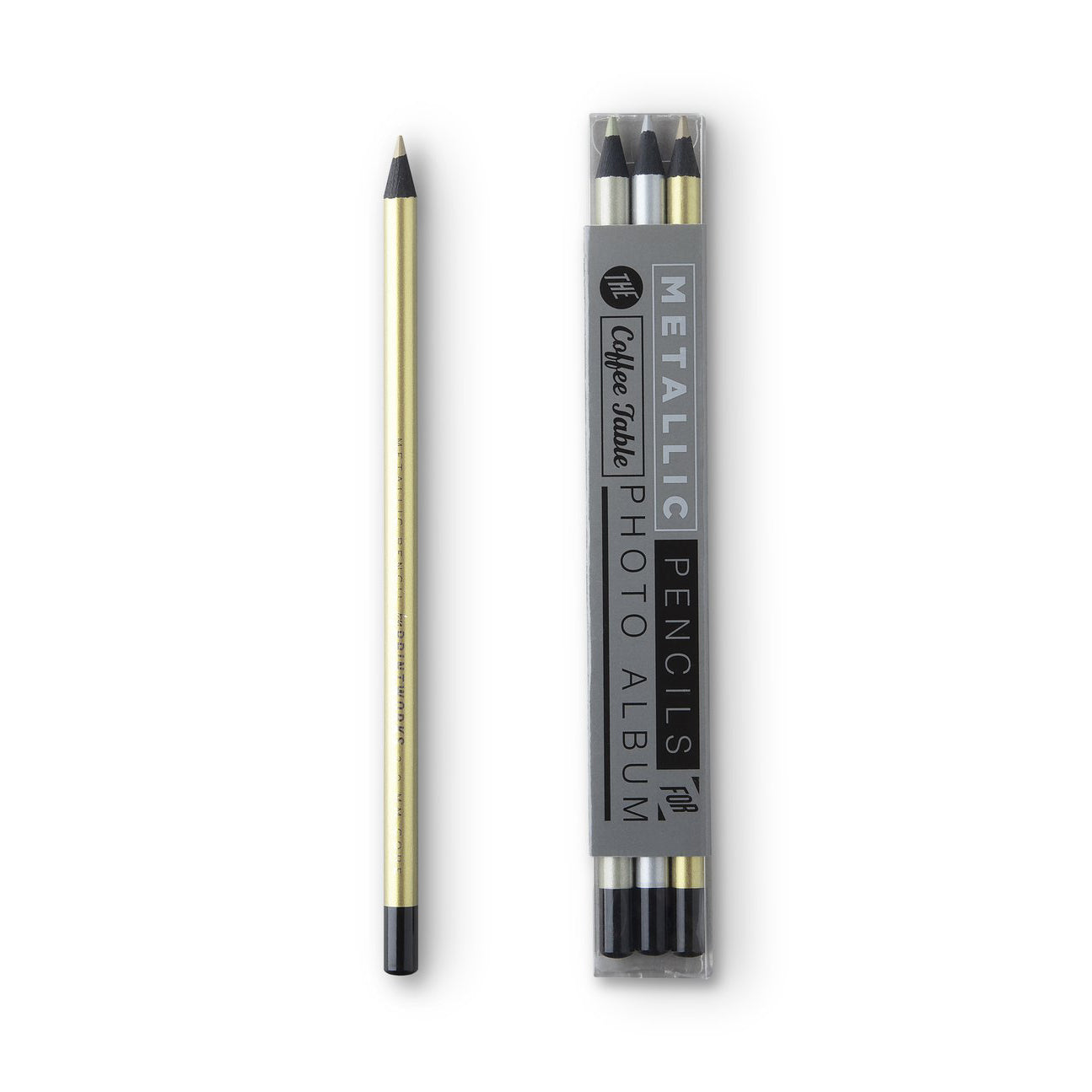 Metallic Pencils, 3-Pack for Photo Albums