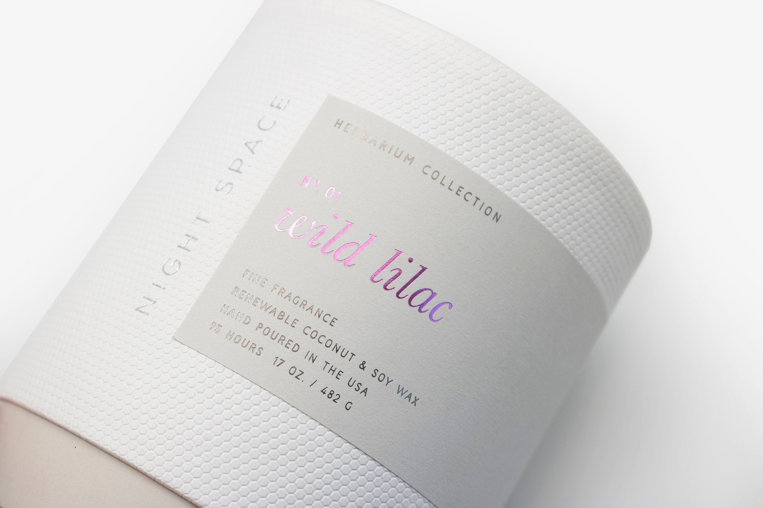 Night Space Herbarium Collection Candle